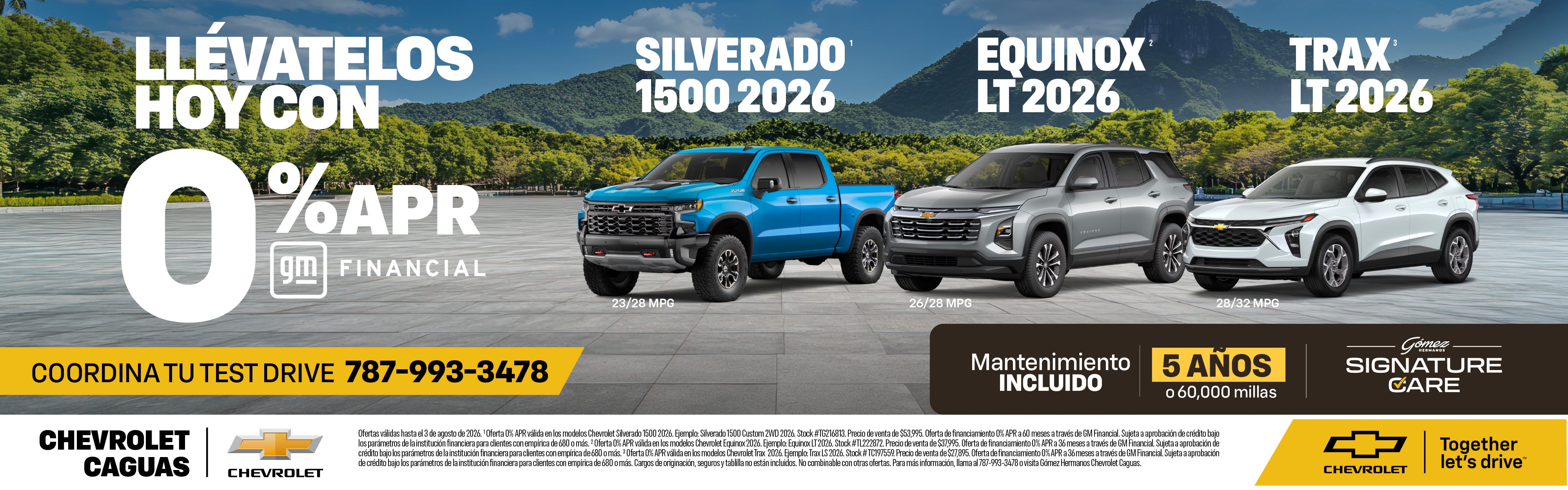 Ofertas Chevrolet Julio